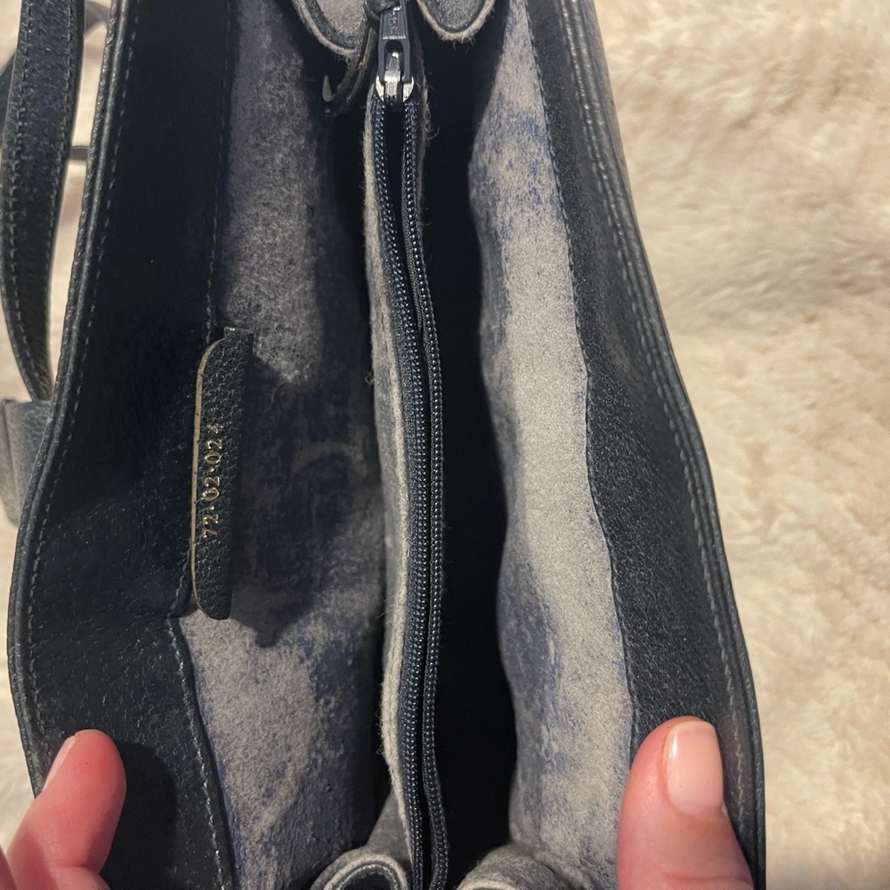 Gucci Navy Sherry GG Monogram Shoulder Bag - Picture 6 of 8